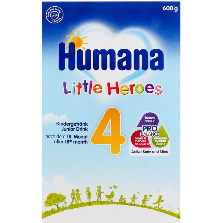 Суха молочна суміш Humana 4 Little Heroes, 600 г - фото 1