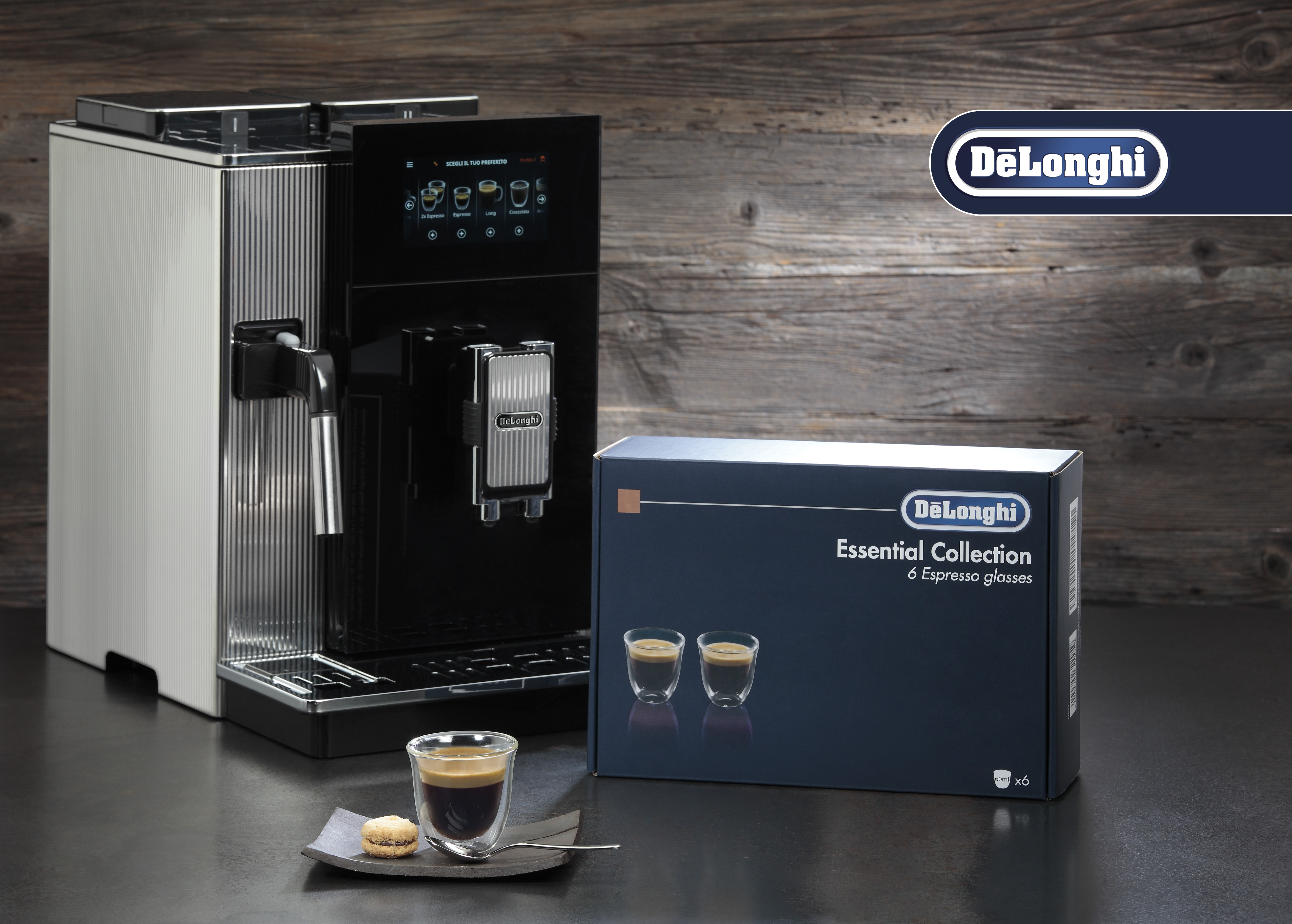 Набір склянок DeLonghi Espresso DLSC300 60 мл 6 шт. (00000014115) - фото 2