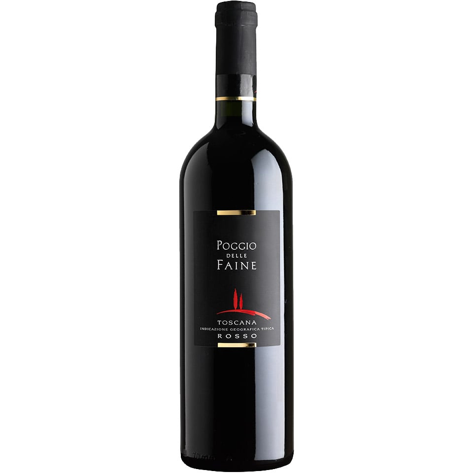 Вино Poggio delle Faine Toscana Rosso IGT, красное, сухое, 0,75 л - фото 1