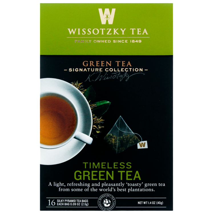 Чай зеленый Wissotzky Tea, 40 г (16 шт. х 2.5 г) (568740) - фото 1