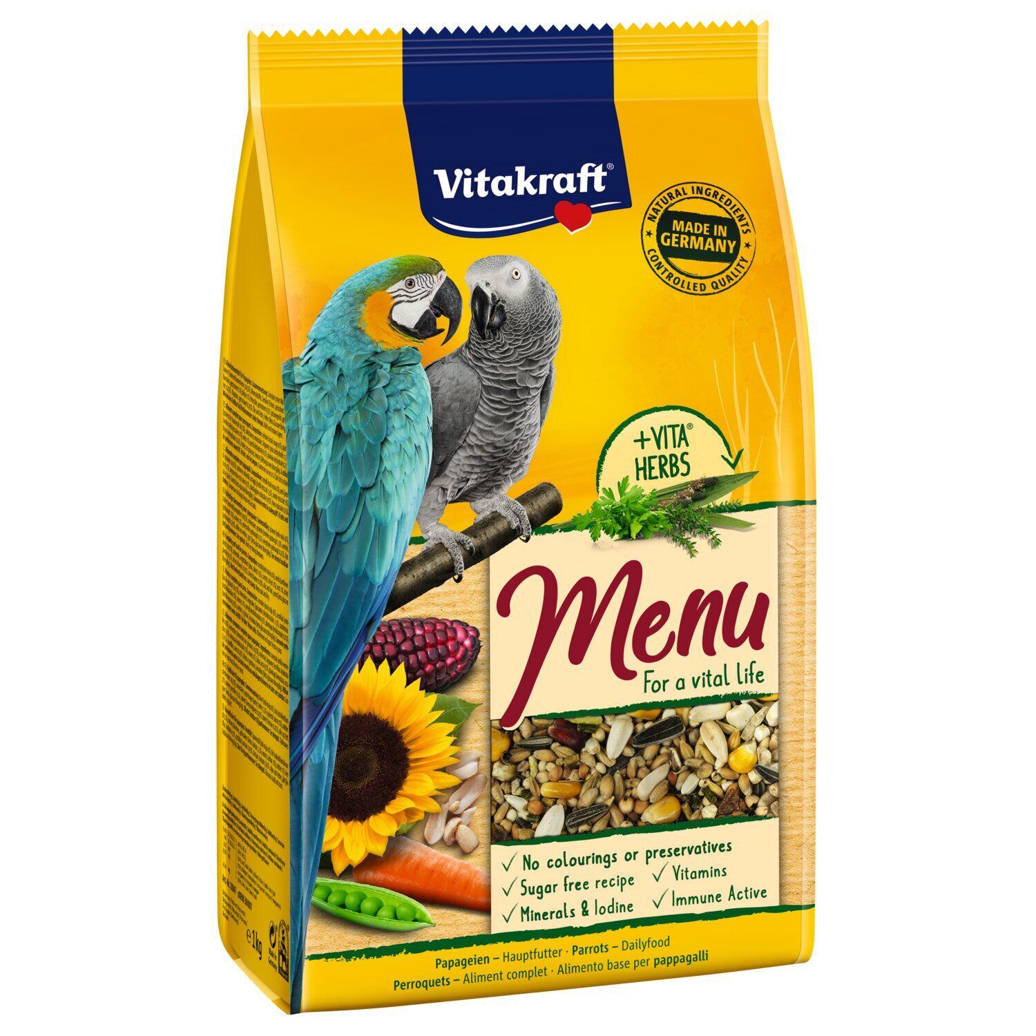 Корм для крупных попугаев Vitakraft Premium Menu, 3 кг (21437) - фото 1