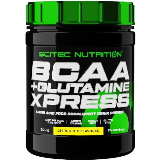 Аминокислота Scitec Nutrition BCAA+Glutamine Xpress Citrus mix 300 г - фото 1