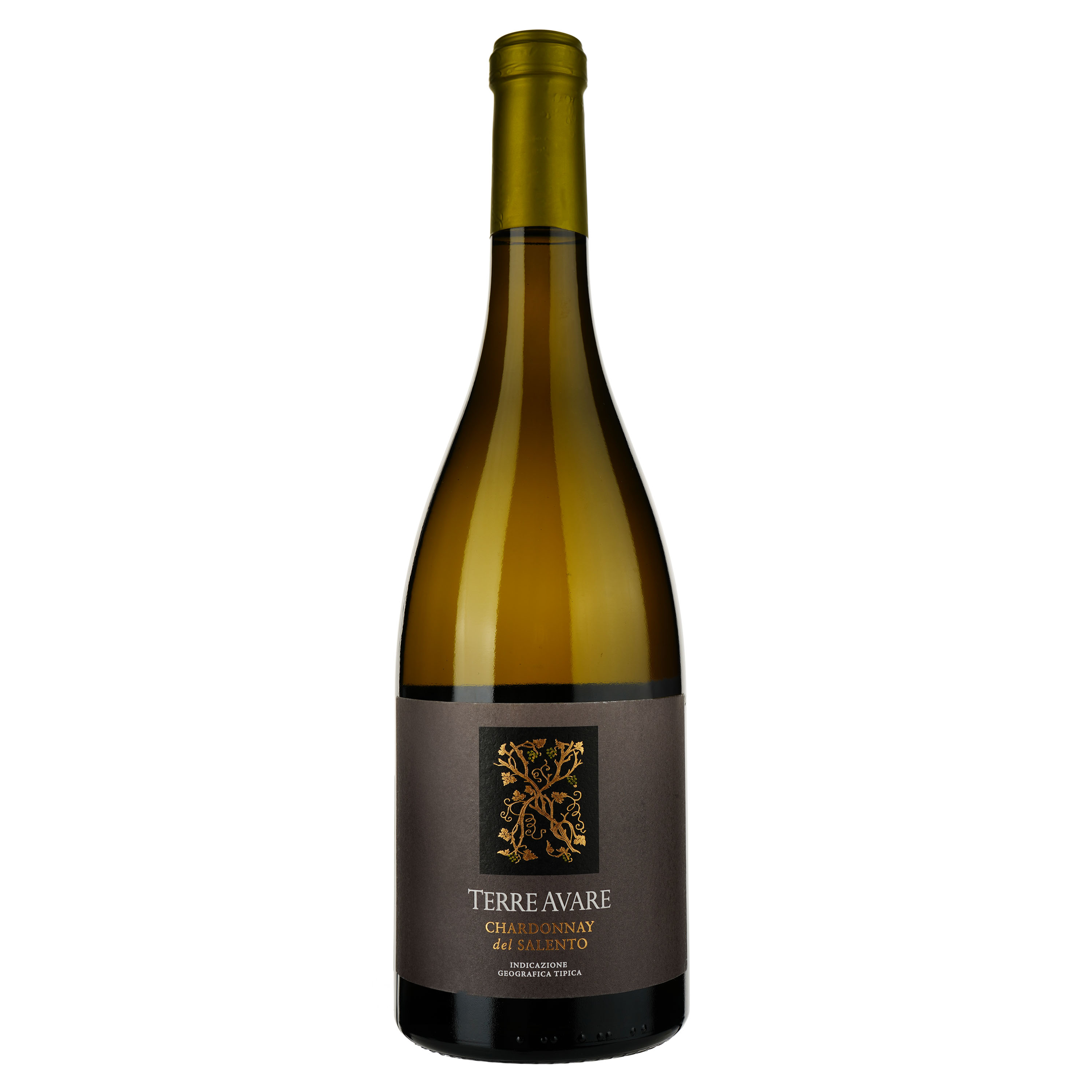 Вино Terre Avare Chardonnay Puglia, біле, сухе, 0,75 л - фото 1