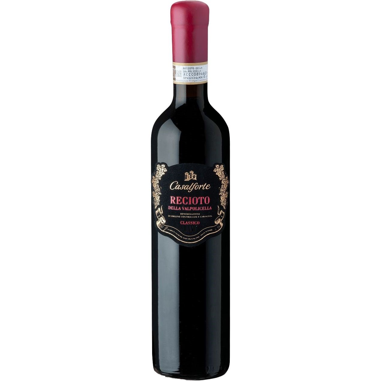 Вино Casalforte Recioto Della Valpolicella червоне солодке 0.5 л - фото 1