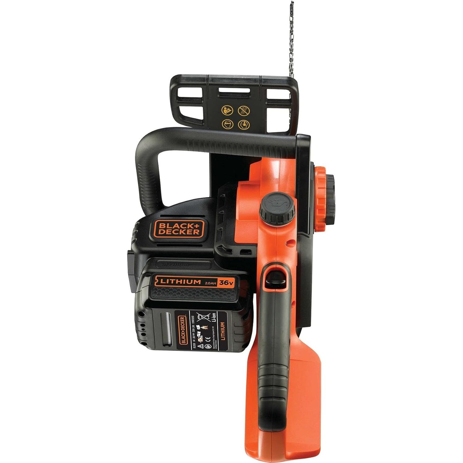 Пила ланцюгова Black+Decker акумуляторна (GKC3630L20-QW) - фото 4