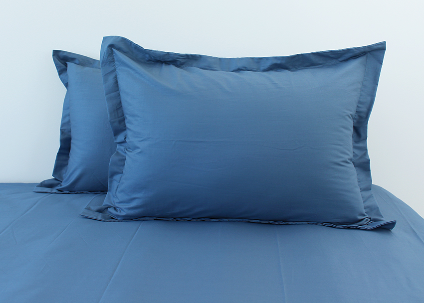 Комплект постельного белья TAG Tekstil Семейный Синий 000240707 (Blue Grey) - фото 3