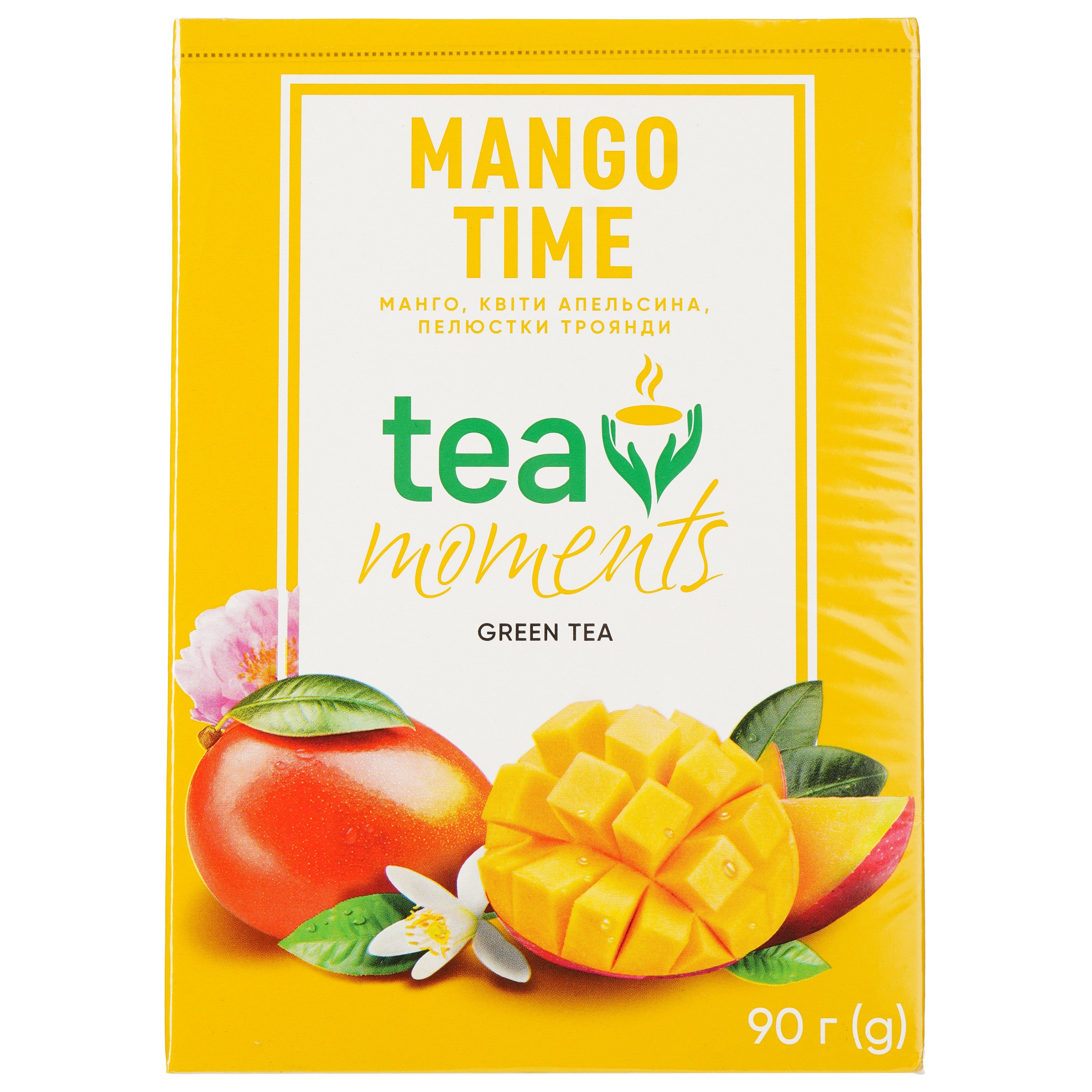 Чай зеленый Tea Moments Mango Time, листовой, 90 г (920169) - фото 1