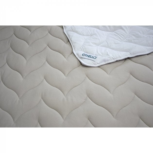 Одеяло Othello Colora, антиаллергенное, 215х155 см, серый с белым (svt-2000022269995) - фото 3