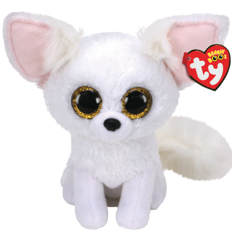 М'яка іграшка TY Beanie Boo's Біла лисиця Fennec, 15 см (36225) - фото 1