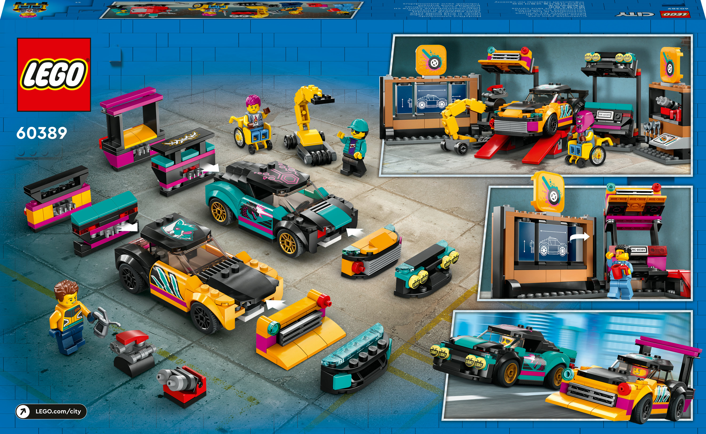 Конструктор LEGO City Тюнинг мастерская, 507 деталей (60389) - фото 9