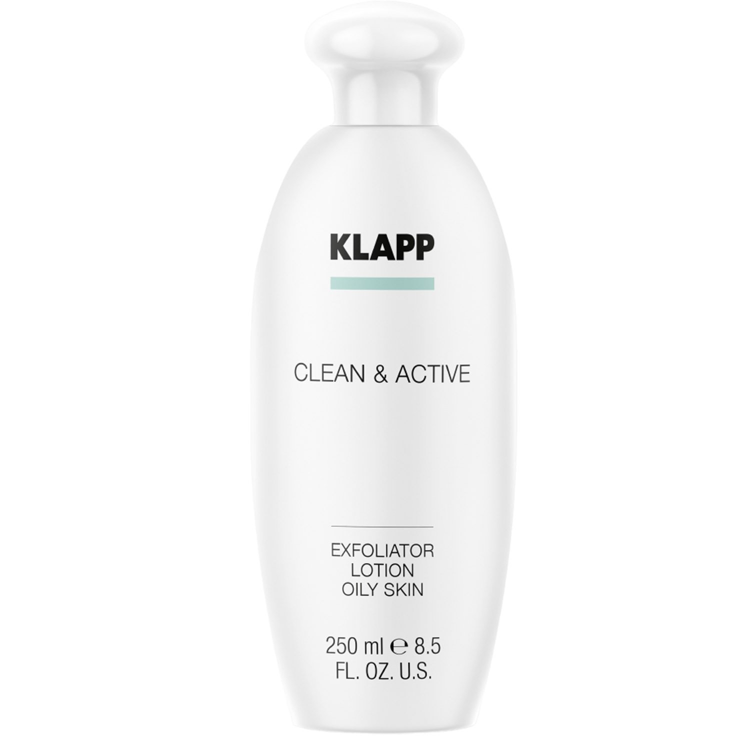 Эксфолиатор Klapp Clean & Active Exfoliator Oily Skin для жирной кожи лица, 250 мл - фото 1