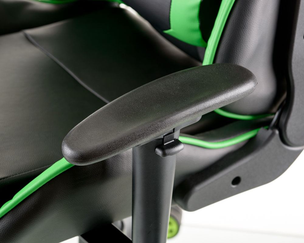 Геймерское кресло Special4you ExtremeRace черное с зеленым (E5623) - фото 12