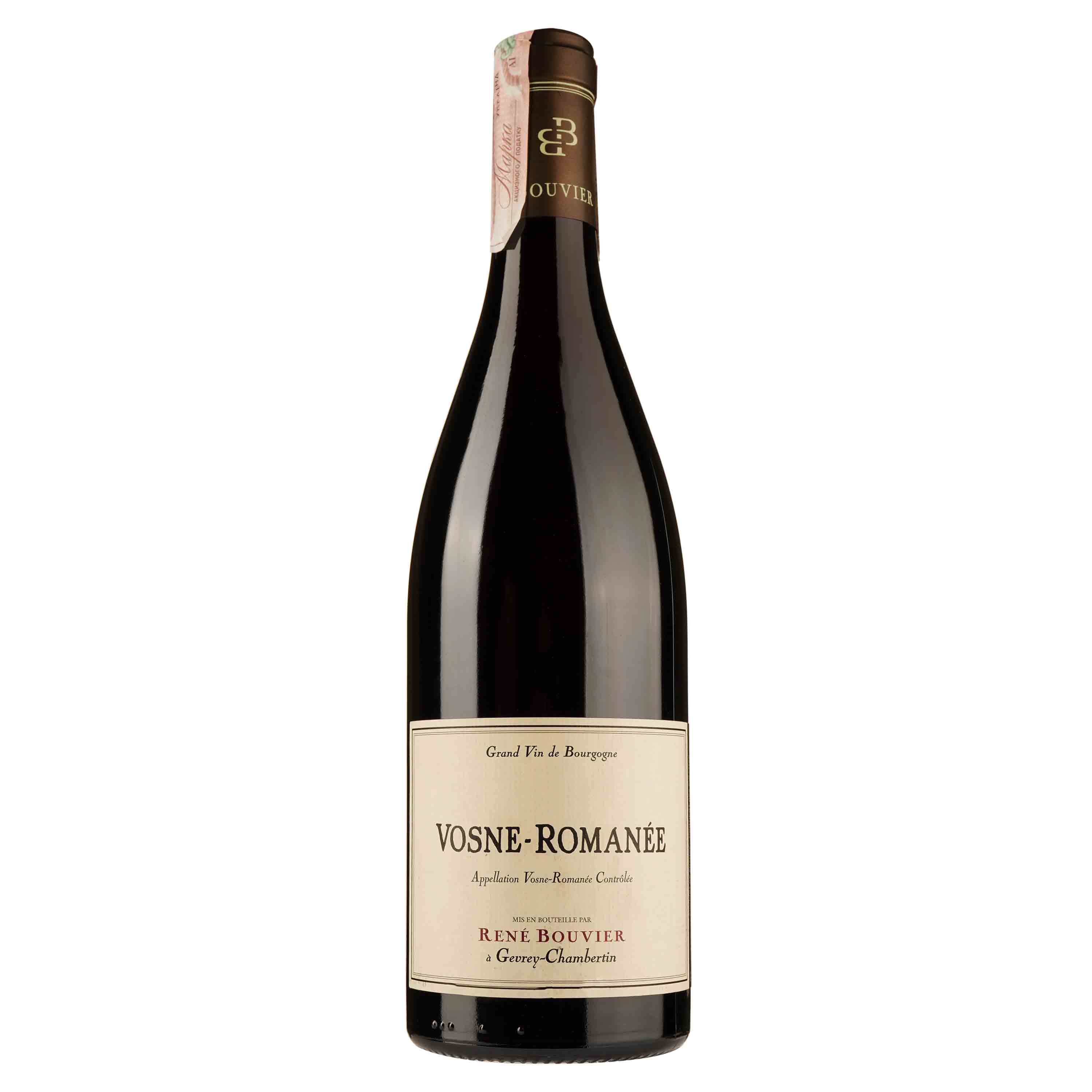 Вино Domaine Rene Bouvier Vosne-Romanee 2016 АОС/AOP, 13%, 0,75 л (776103) - фото 1
