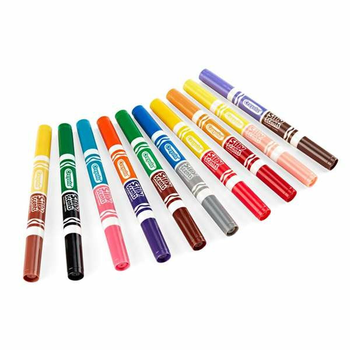 Набір двосторонніх фломастерів Crayola Silly Scents Washable з ароматом 10 шт. (58-8344) - фото 3
