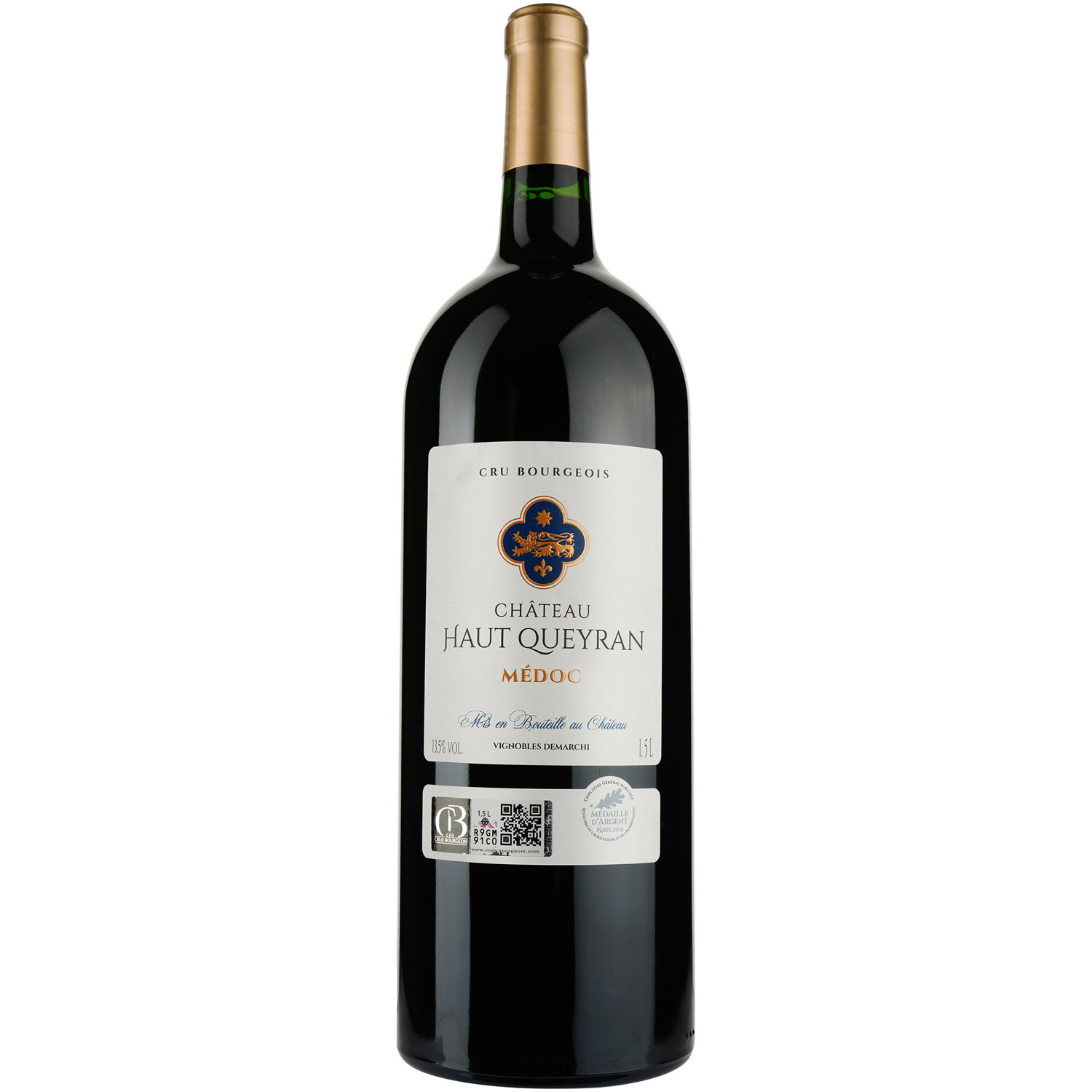 Вино Chateau Barrail Meyney AOP Bordeaux 2018, червоне, сухе, 1,5 л - фото 1