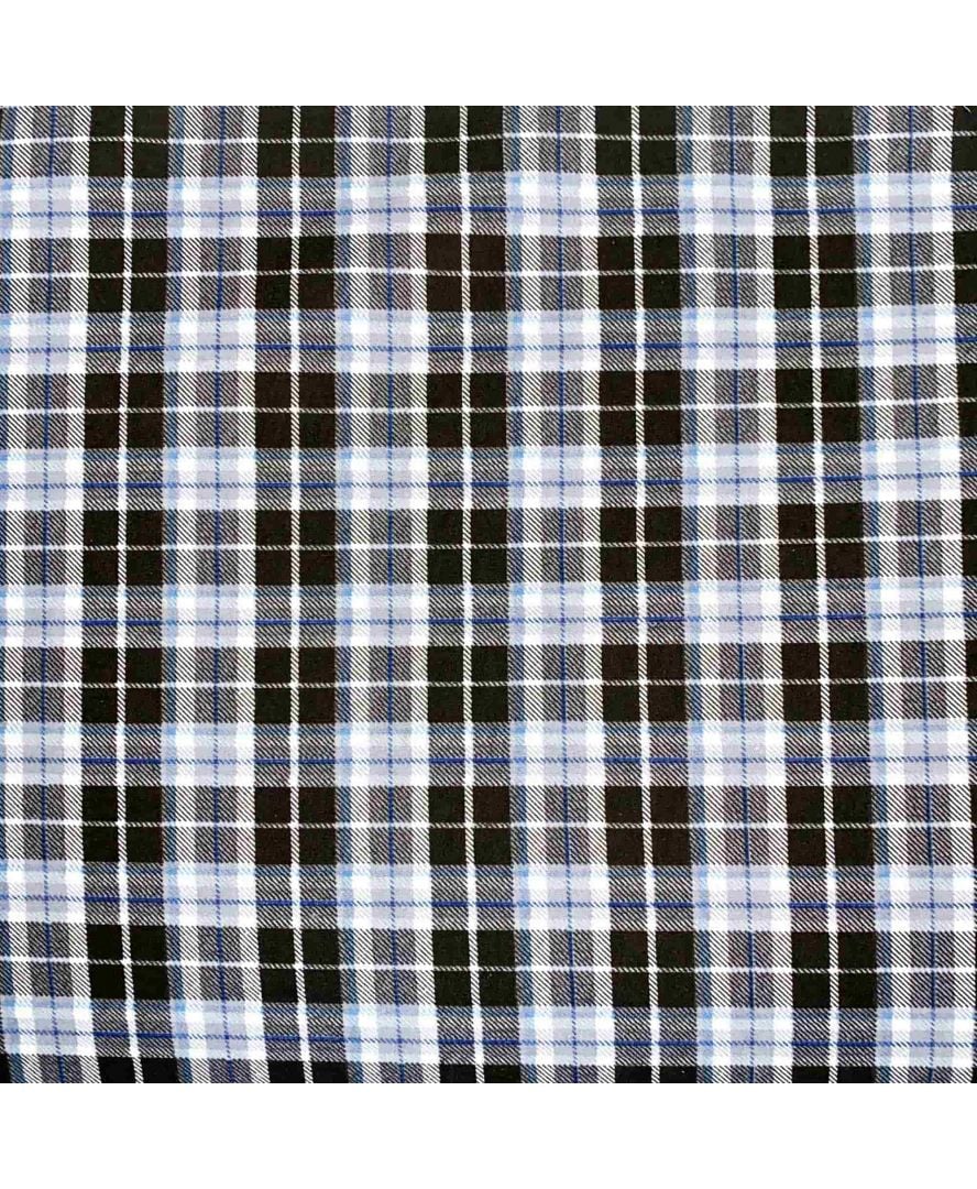 Комплект постільної білизни Прованс Кліточка, фланель, 215х200, сірий (14523) - фото 3