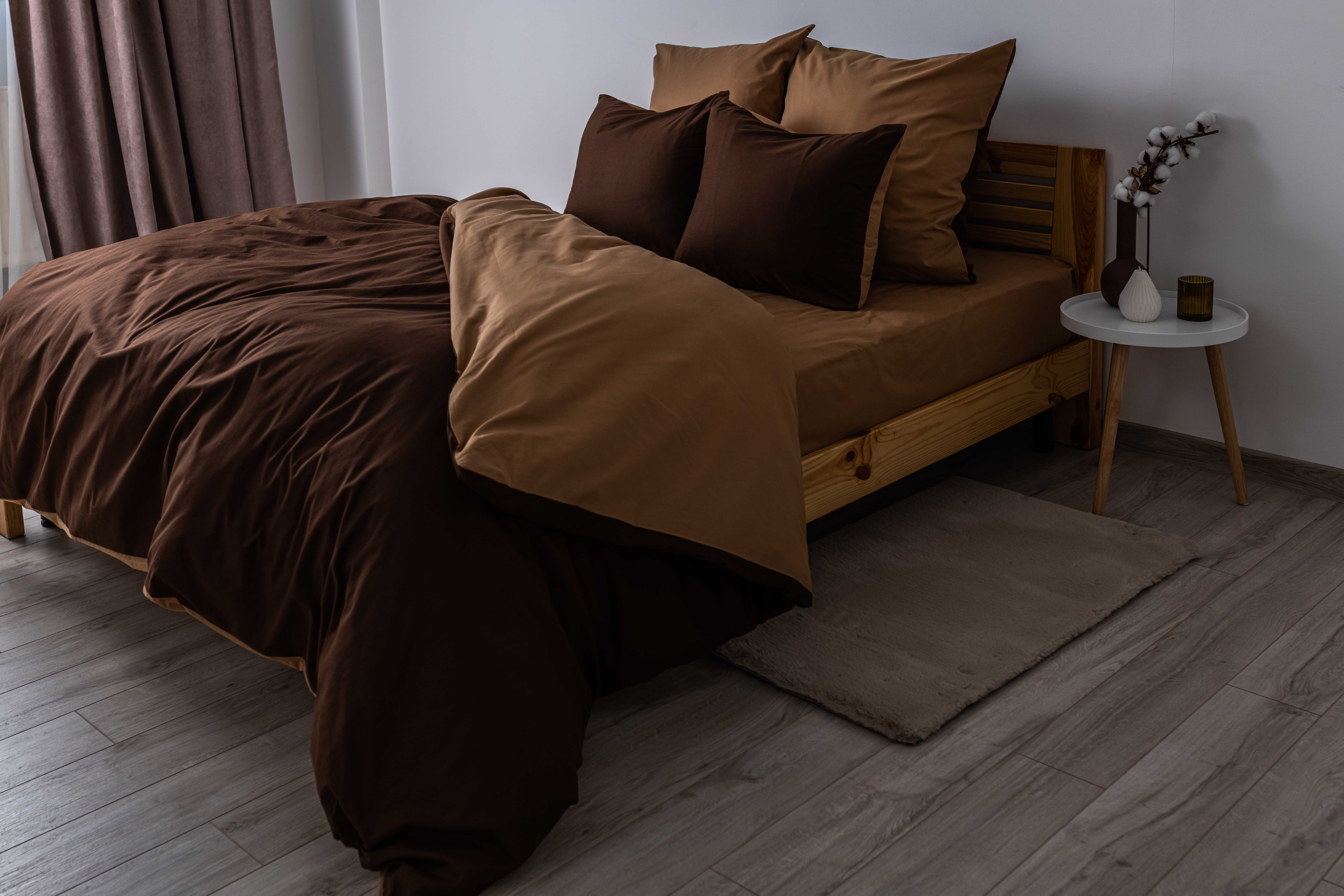 Комплект постельного белья ТЕП Happy Sleep Винный Топаз двуспальный коричневый (2-03795_26213) - фото 2
