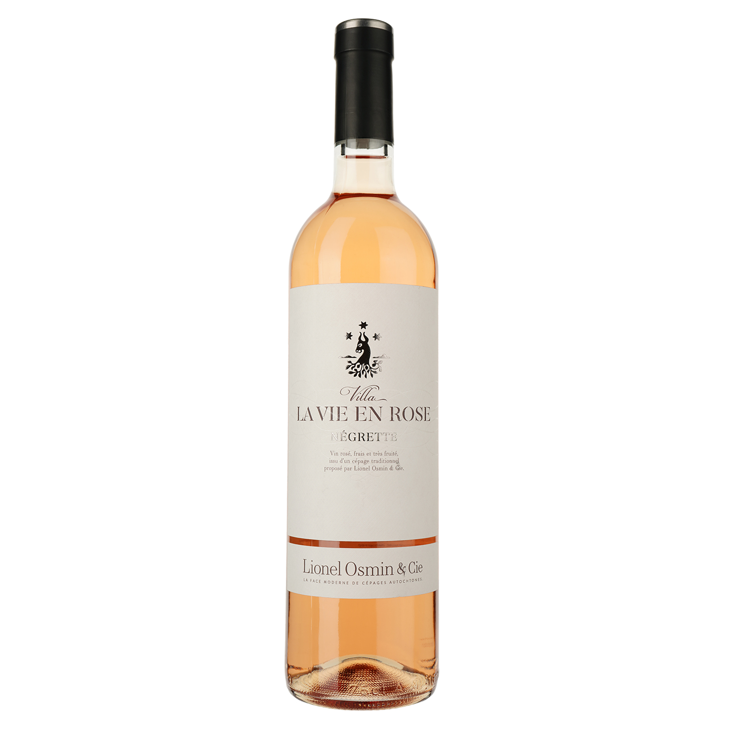 Вино Lionel Osmin & Cie Villa La Vie En Rose розовое сухое 0.75 л - фото 1
