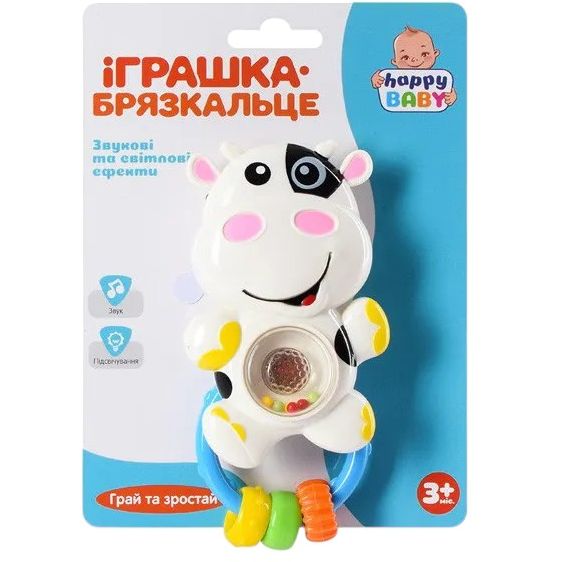 Детская погремушка Limo Toy HB 0018A-B-C-D Корова - фото 1