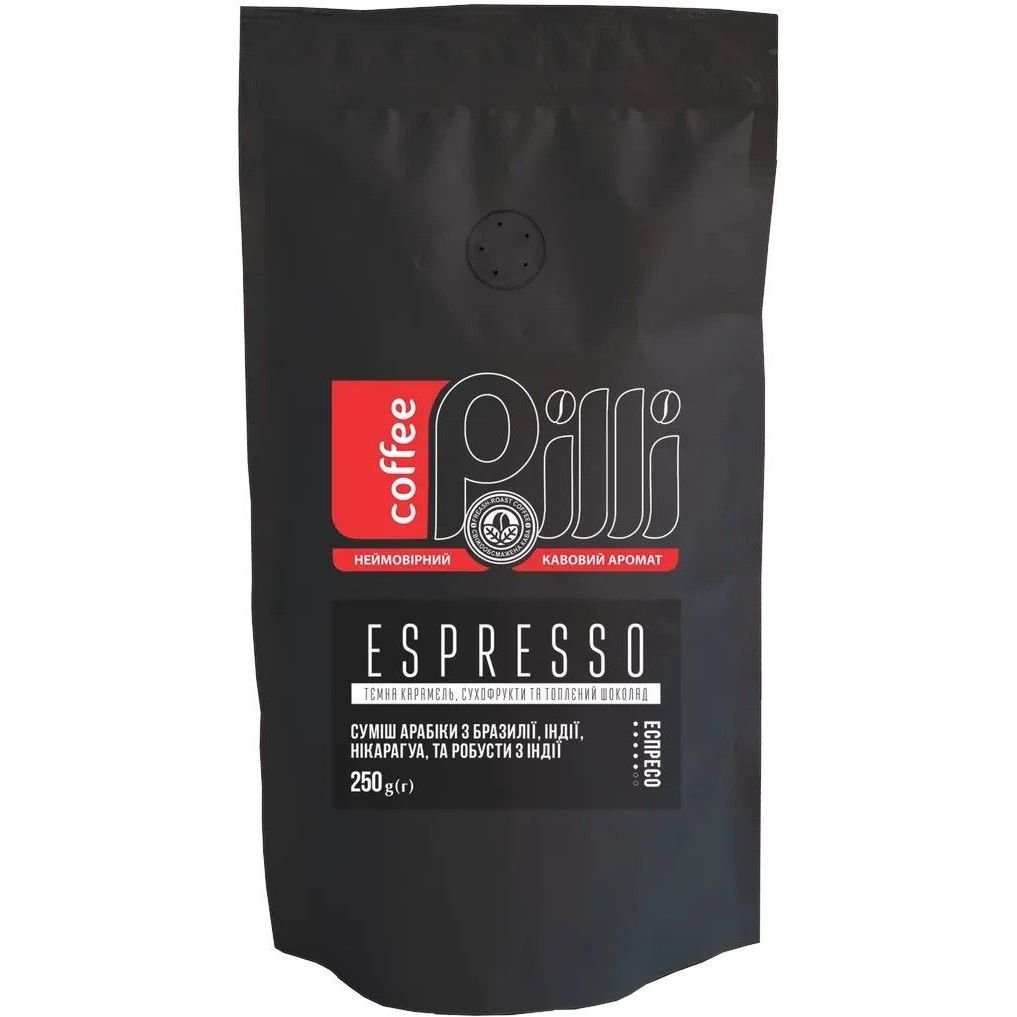 Кофе в зернах Pilli Espresso 250 г - фото 1