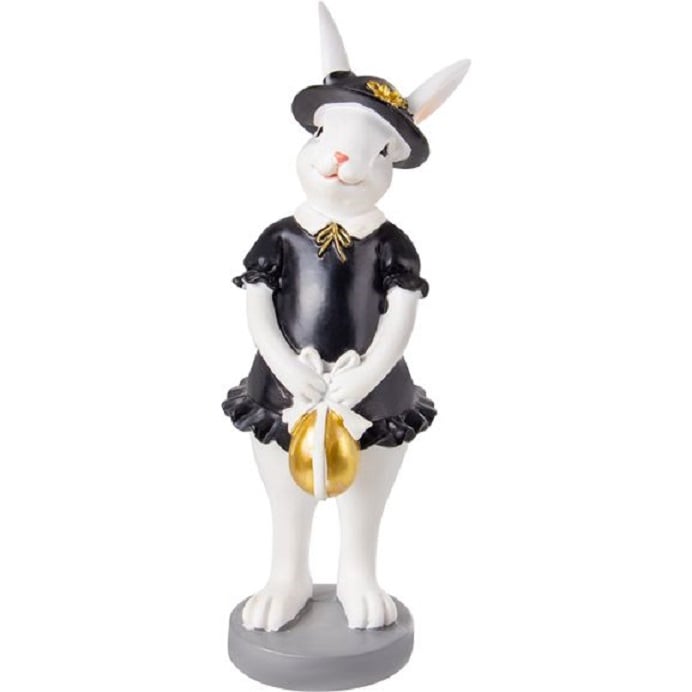 Фото - Статуэтка / подсвечник Lefard Фігурка декоративна  Кролик у сукні, 7x7x20,5 см  (192-233)