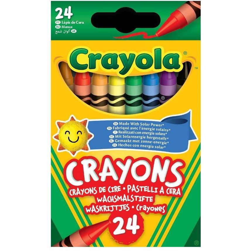 Набор восковых мелков Crayola, 24 шт. (0024) - фото 1