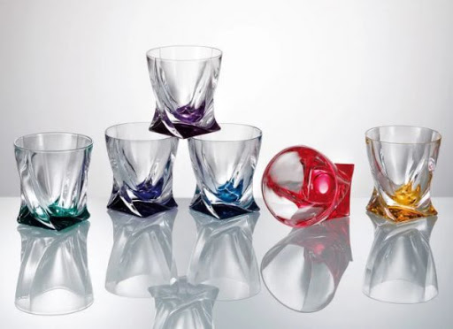 Набір склянок Crystalite Bohemia Quadro Color, 340 мл, 6 шт. (99999/72R93/932) - фото 3
