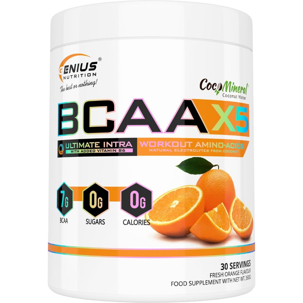 Амінокислота Genius Nutrition BCAA-X5 Апельсин 360 г - фото 1