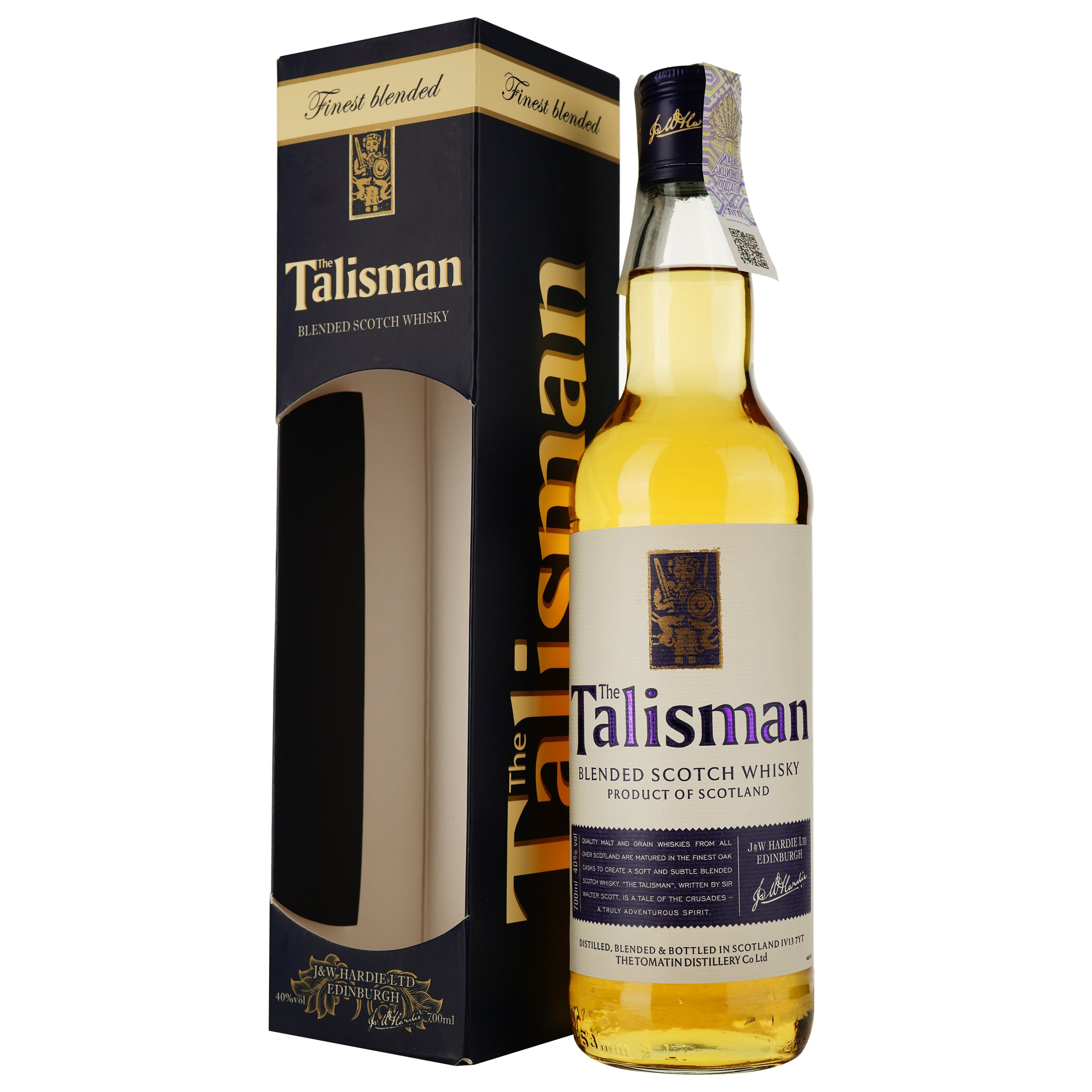 Віски J&W Hardie Talisman, Blended Scotch Whisky, 40%, 0,7 л (861555) - фото 1