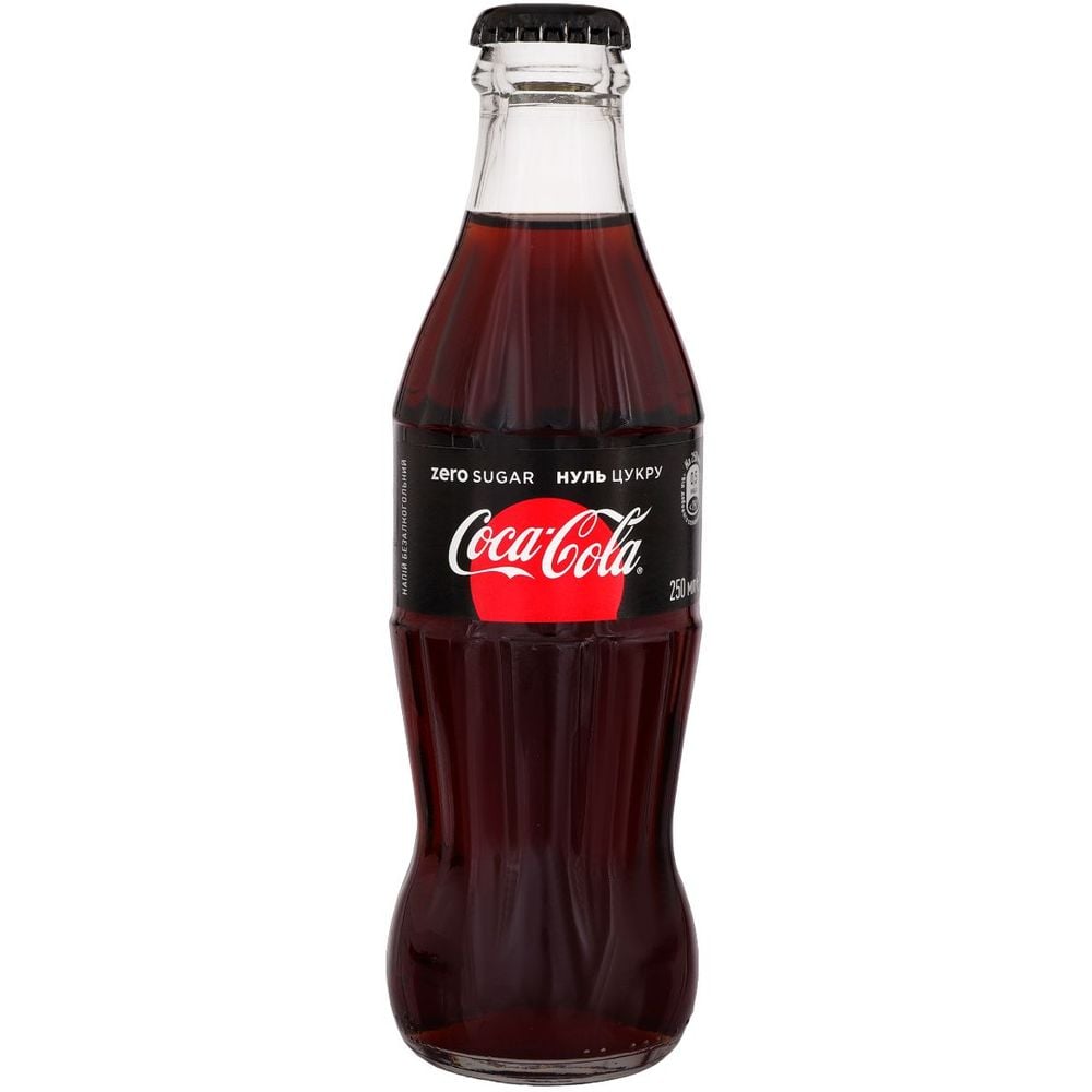 Напій Coca-Cola Zero безалкогольний 250 мл (704884) - фото 1