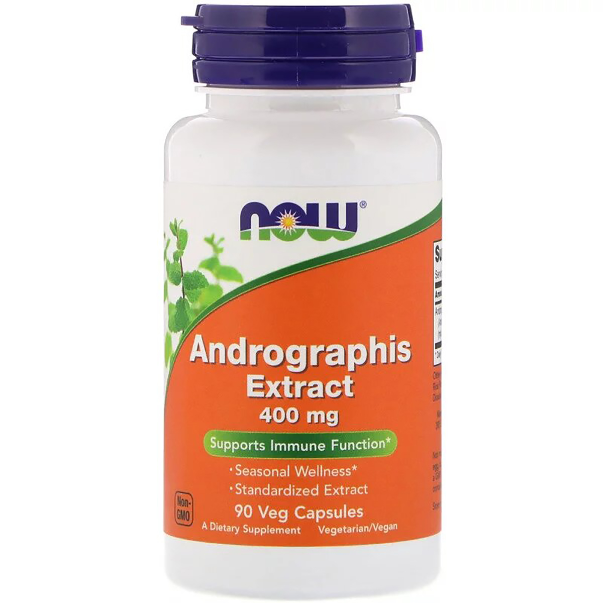 Екстракт андрографіса Now Foods Andrographis Extract 400 мг 90 капсул - фото 1