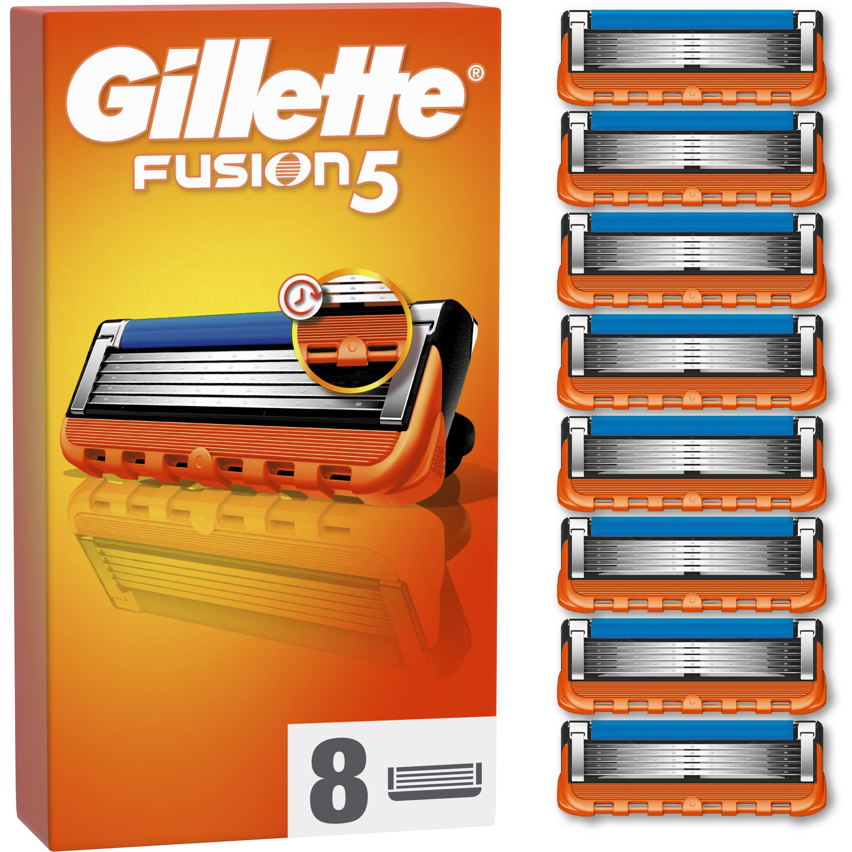 Змінні картриджі для гоління Gillette Fusion5 8 шт. - фото 1