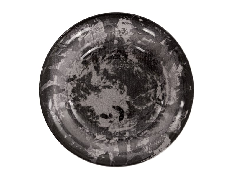 Тарілка супова Alba ceramics Graphite, 14 см, чорна (769-023) - фото 1