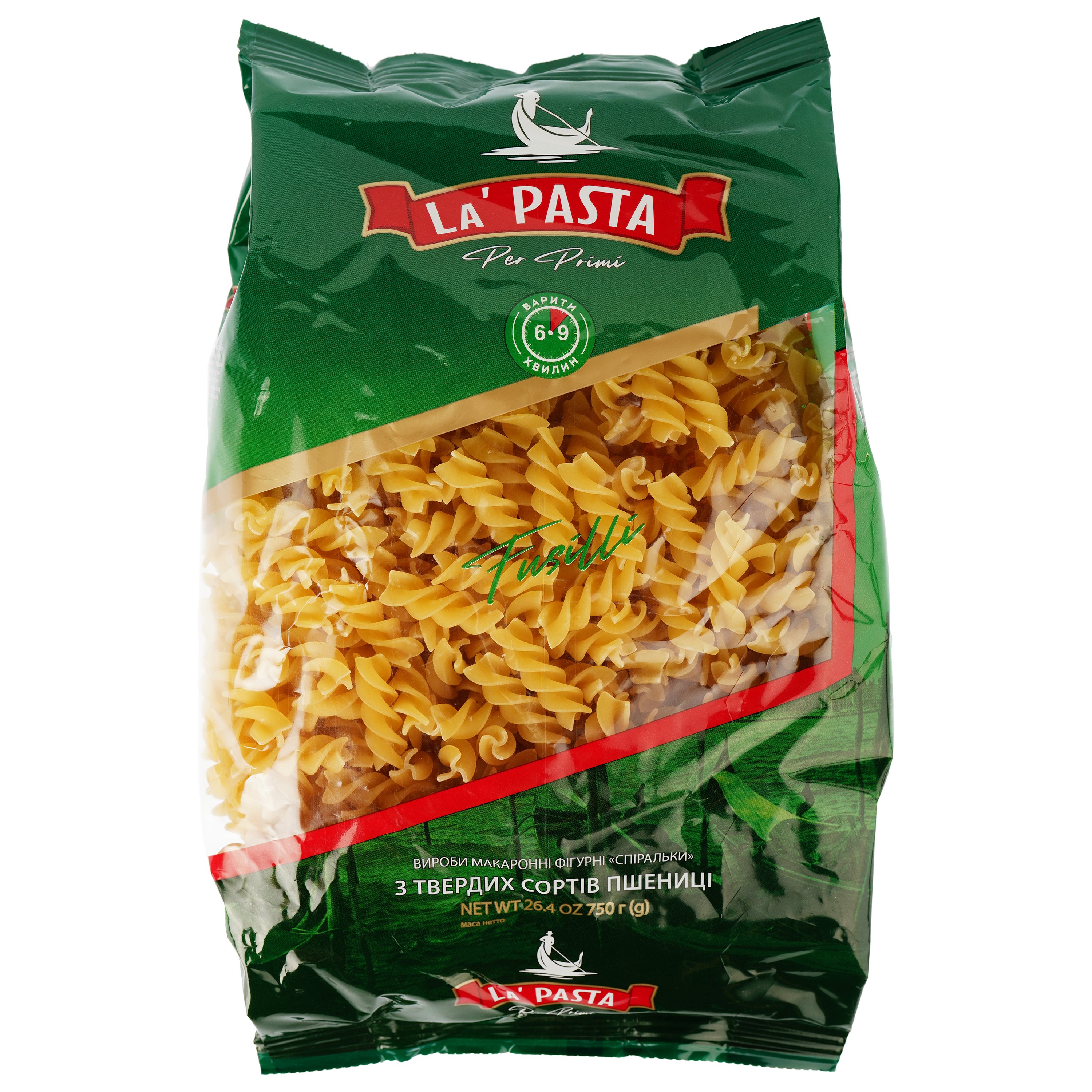 Макаронні вироби La Pasta спіральки 750 г (805987) - фото 1