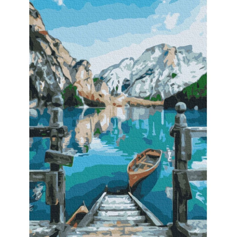 Картина по номерам Brushme Лодка у озера RBS29450 30х40 см - фото 1