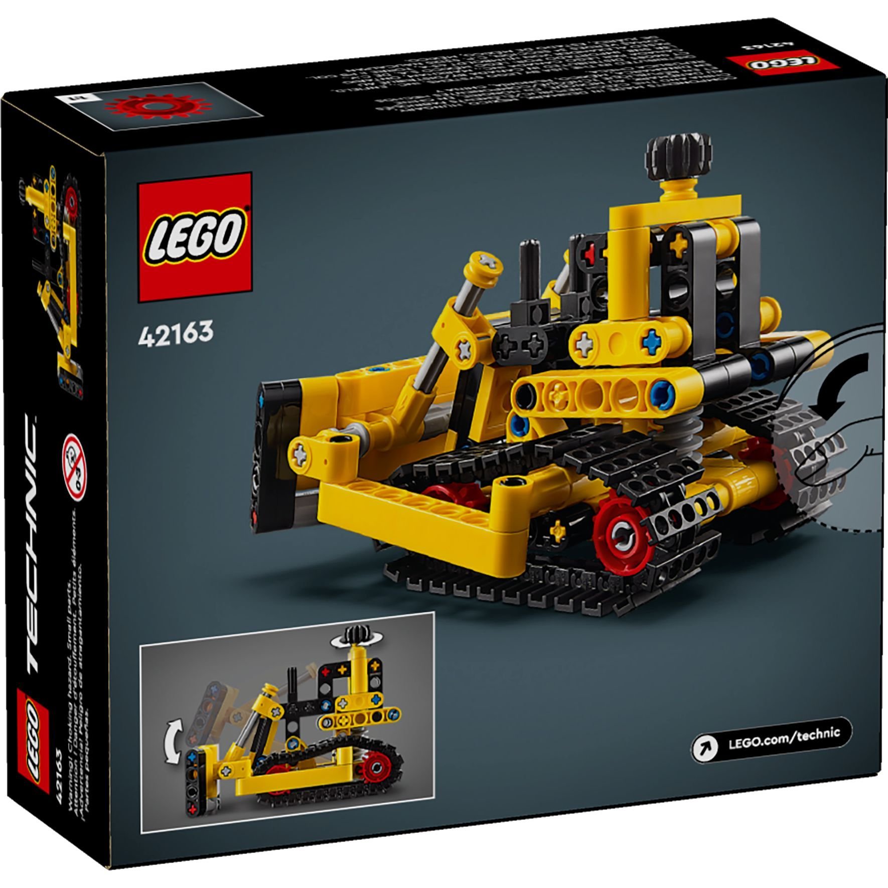 Конструктор LEGO Technic Надпотужний бульдозер 195 деталі (42163) - фото 2