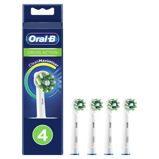 Насадки для электрической зубной щётки Oral-B Cross Action 4 шт. - фото 1