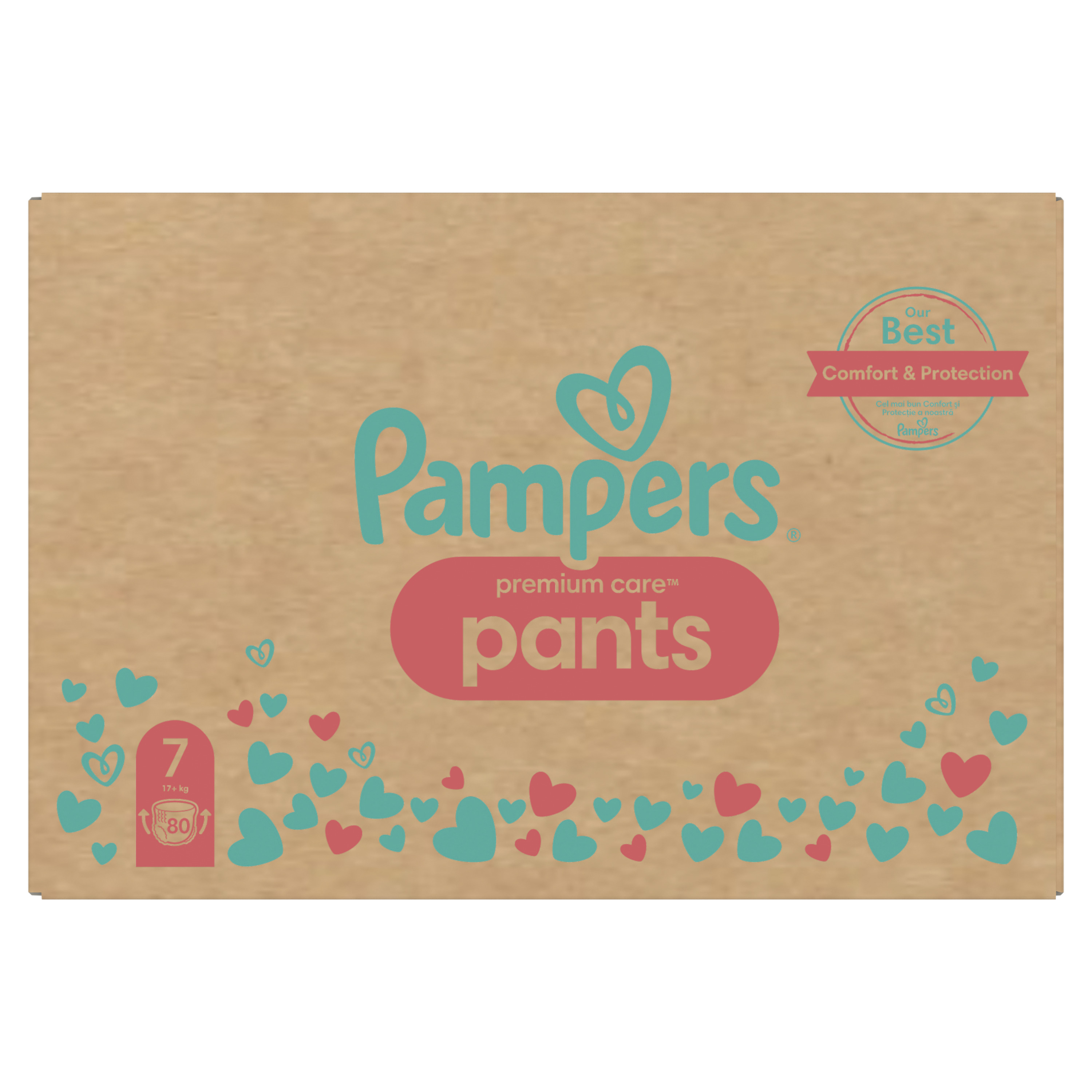 Подгузники-трусики Pampers Premium Care Pants Giant Plus 7 (17+кг) 80 шт. - фото 2