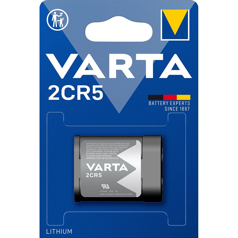 Батарейка Varta 2CR5 Bli 1, 1 шт. - фото 1