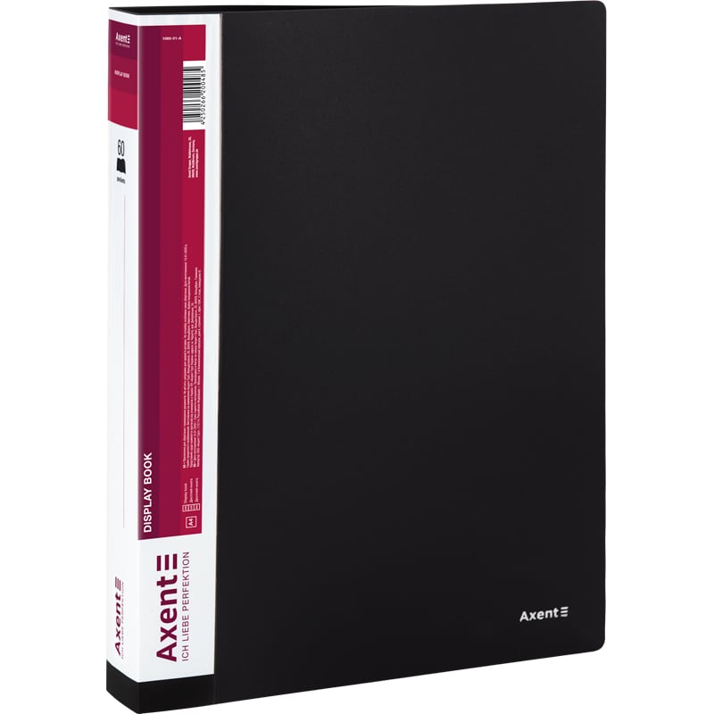 Дисплей-книга Axent А4 60 файлiв чорна (1060-01-A) - фото 2