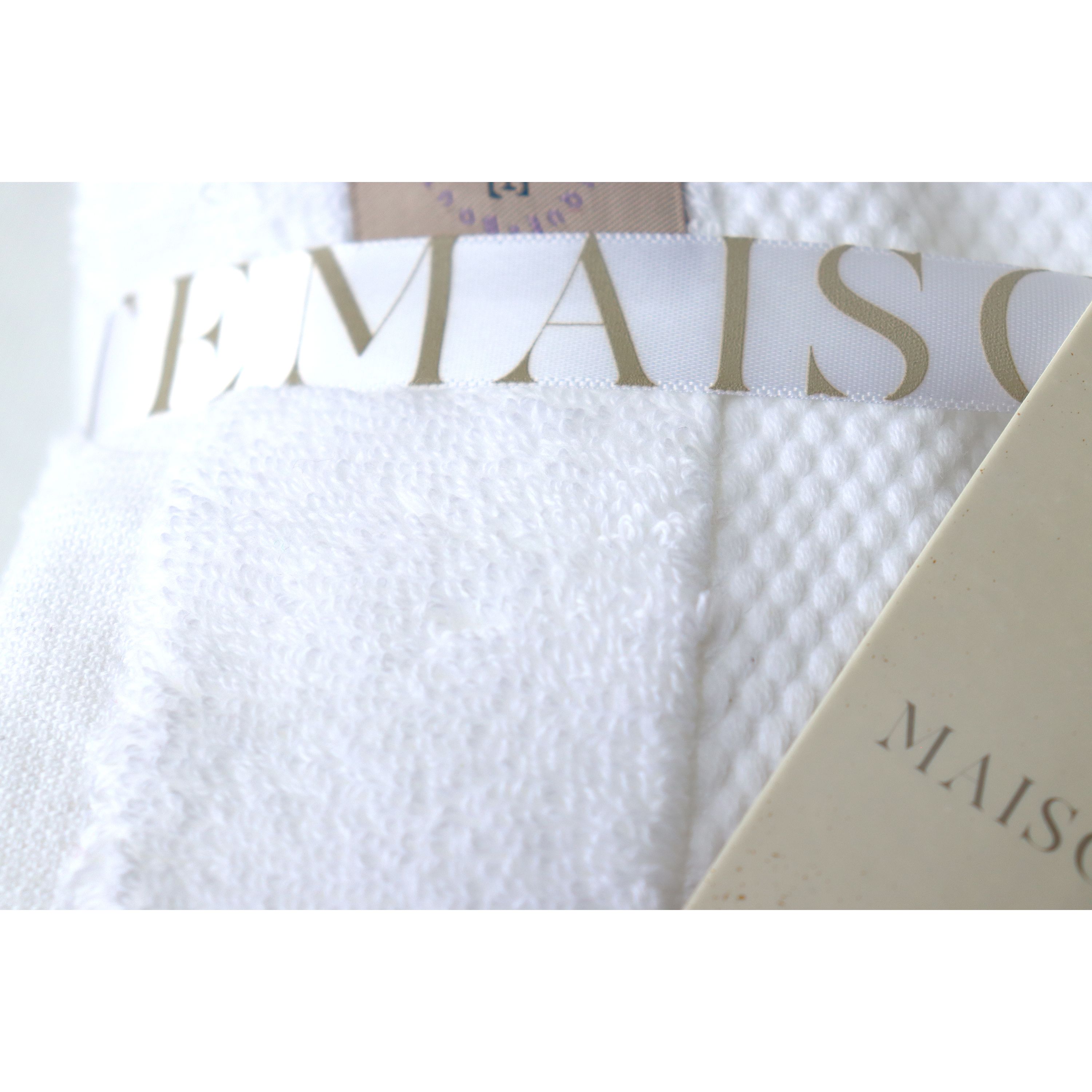 Набір рушників Maisonette Elegance 76x51 см 2 шт. білий (40412) - фото 5