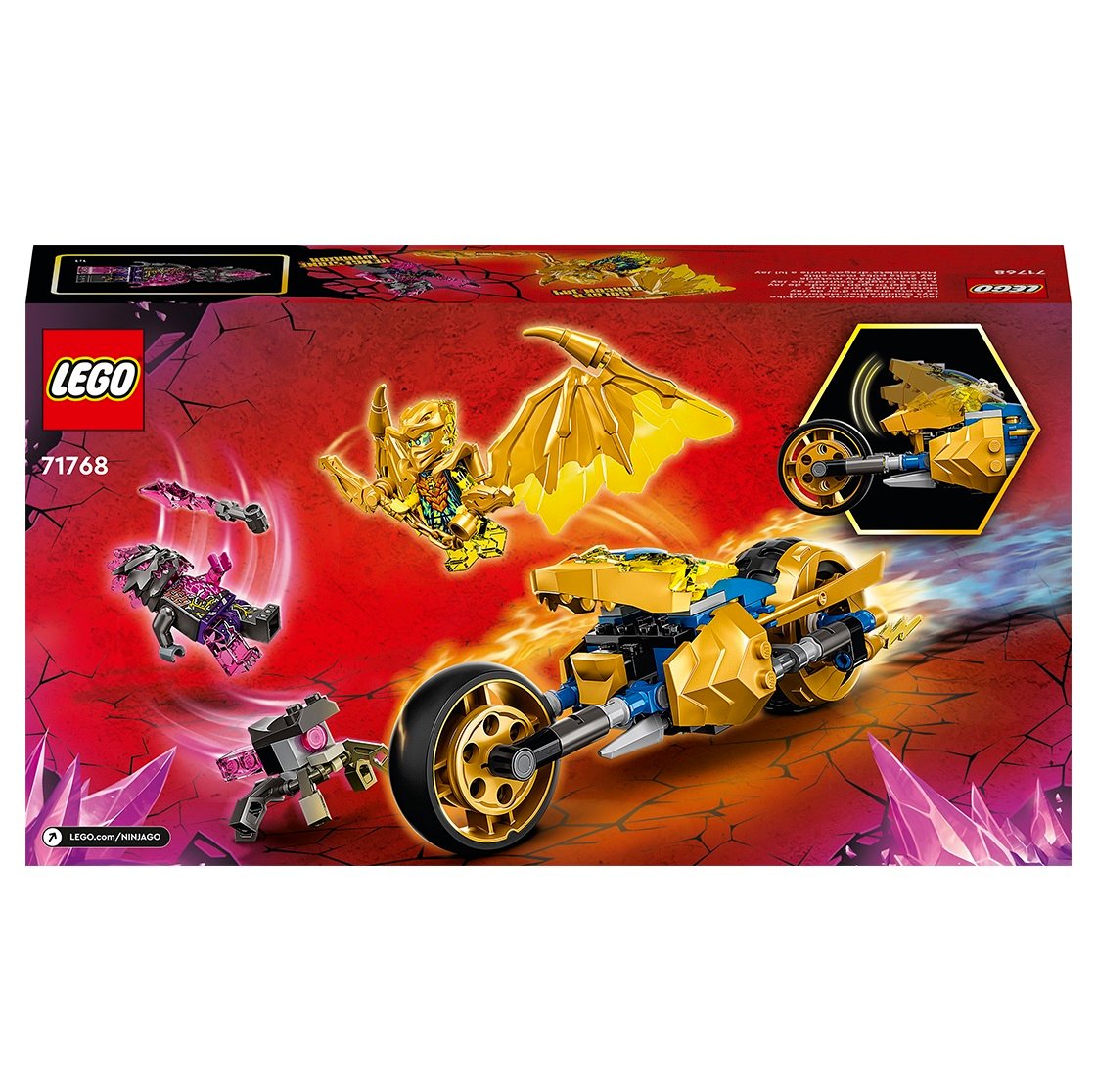 Конструктор LEGO Ninjago Мотоцикл Джея Золотий дракон, 137 деталей (71768) - фото 2