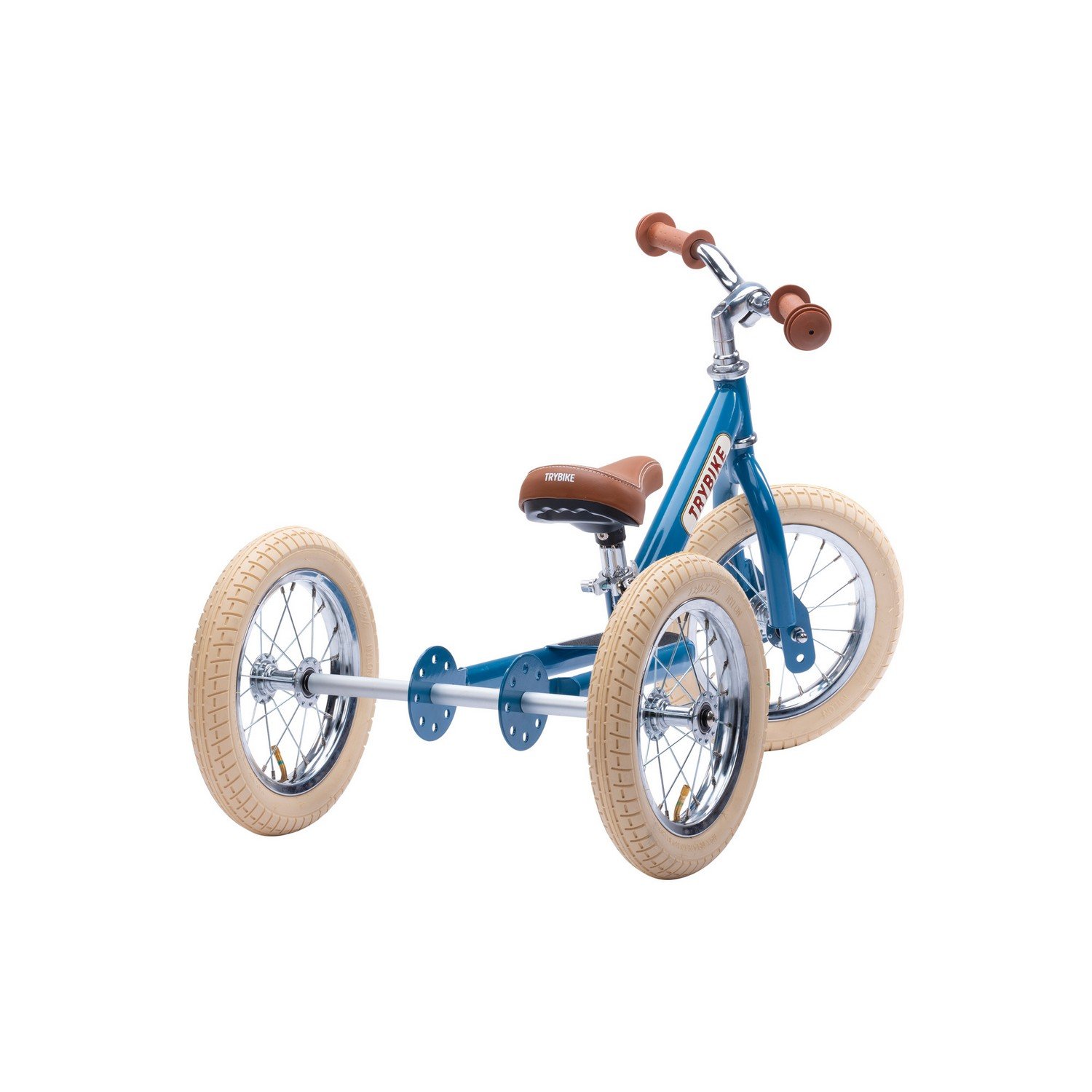 Триколісний балансуючий велосипед Trybike steel 2 в 1, синій (TBS-3-BLU-VIN) - фото 3