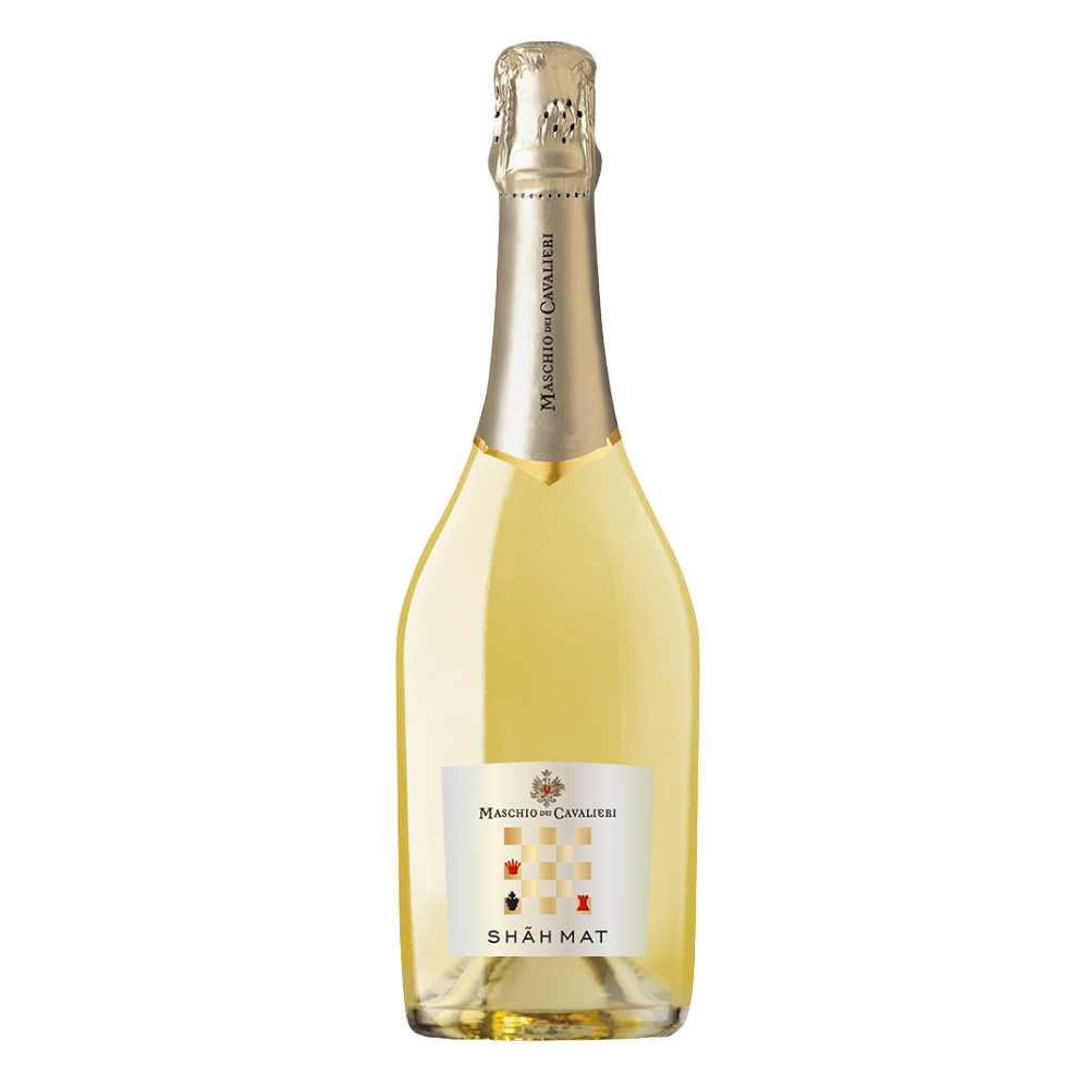 Вино игристое Maschio dei Cavalieri Shah Mat Extra Dry Spumante, белое, 11,5%, 0,75 л - фото 1