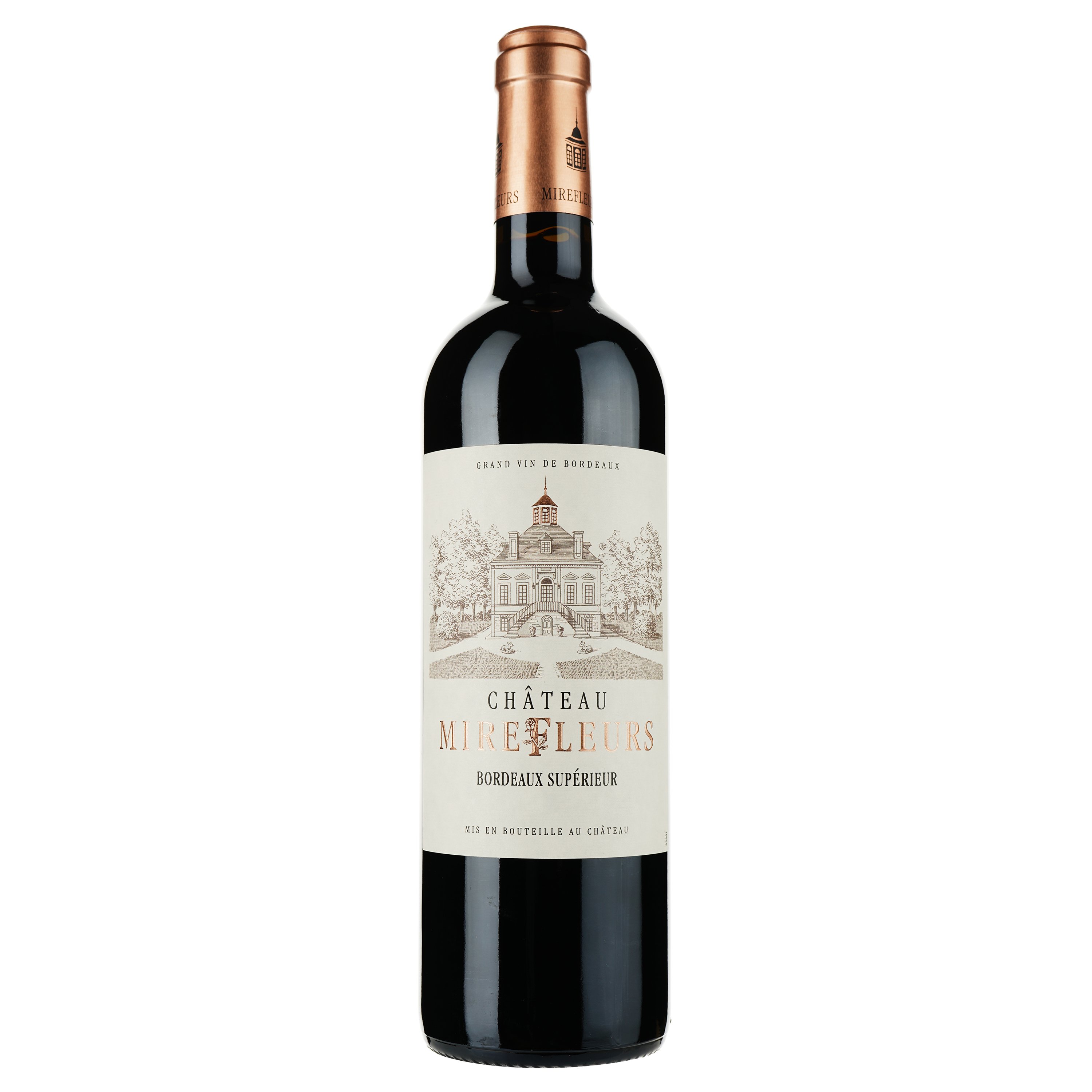 Вино Chateau Mirefleurs 2017 Bordeaux Superieur красное сухое 0.75 л - фото 1