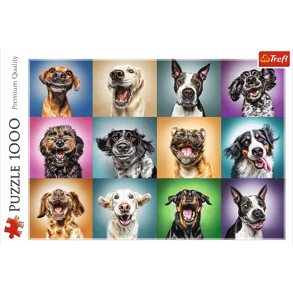 Пазли Trefl Смішні портрети собак 1000 елементів - фото 2