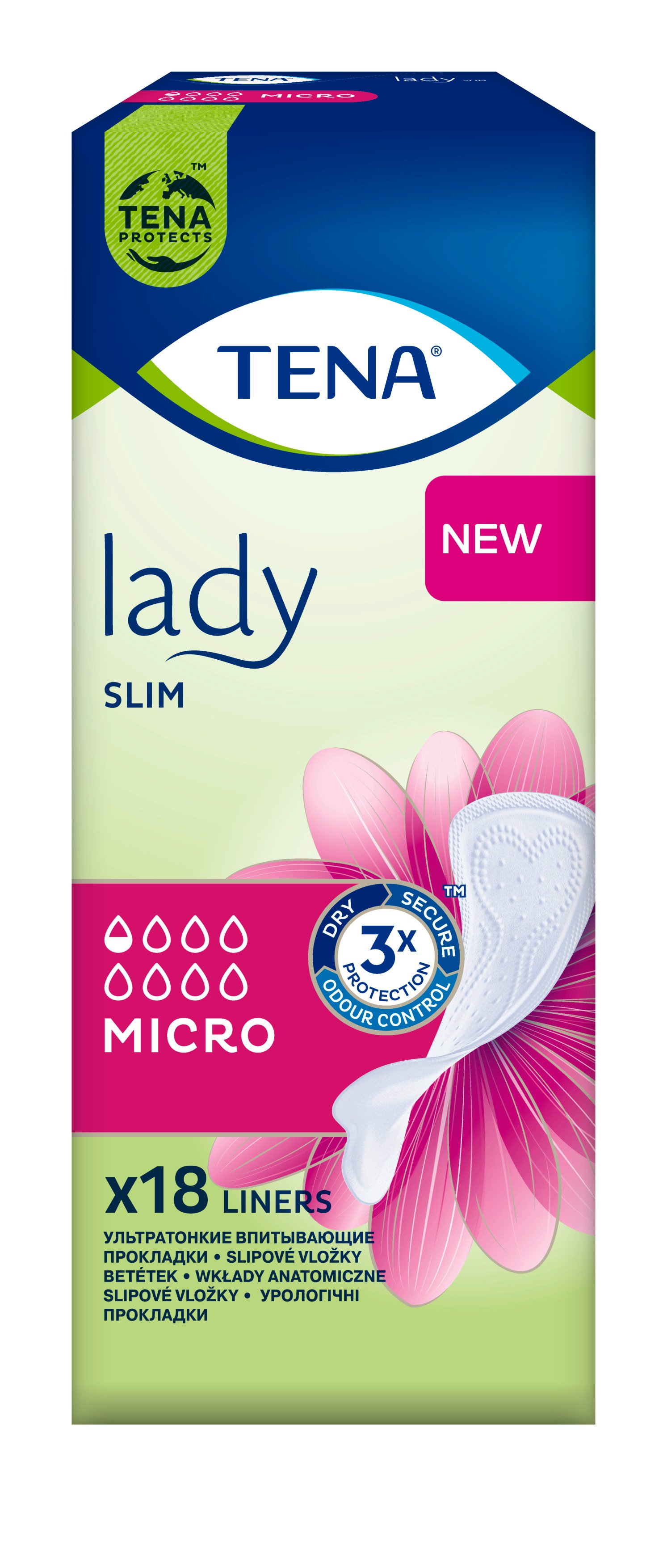Урологічні прокладки Tena Lady Slim Micro 18 шт. - фото 2