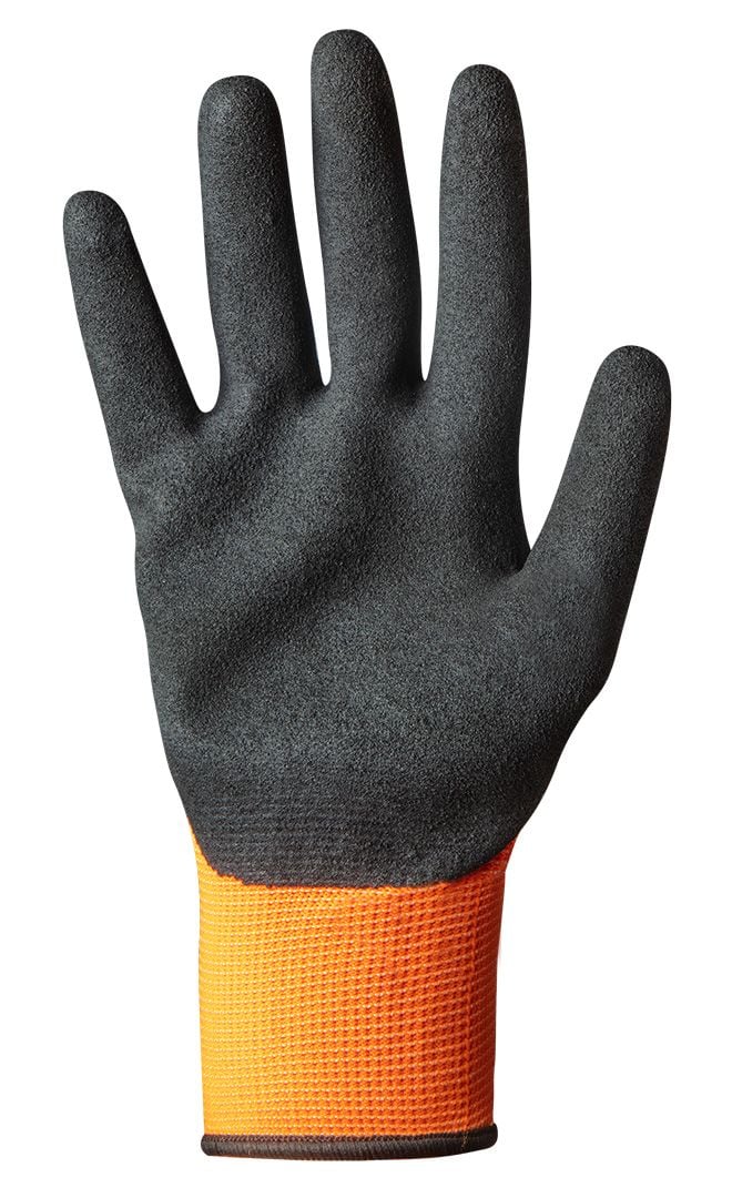 Перчатки рабочие Neo Tools нитриловое покрытие размер 8 оранжевые (97-642-8) - фото 3