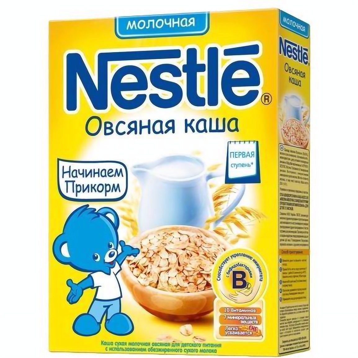 Молочна каша Nestle Вівсяна 250 г - фото 1