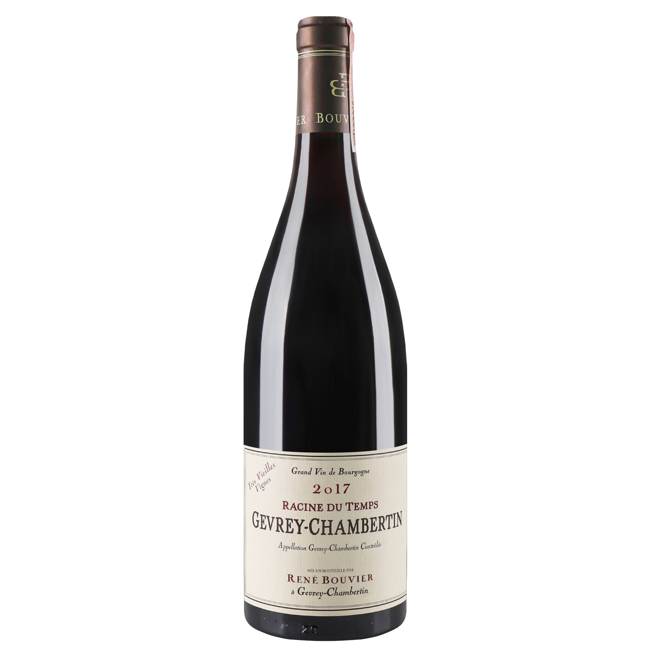 Вино Domaine Rene Bouvier Gevrey-Chambertin Racine du Temps Tres Vieilles Vignes 2017 АОС/AOP, 13%, 0,75 л (804555) - фото 1